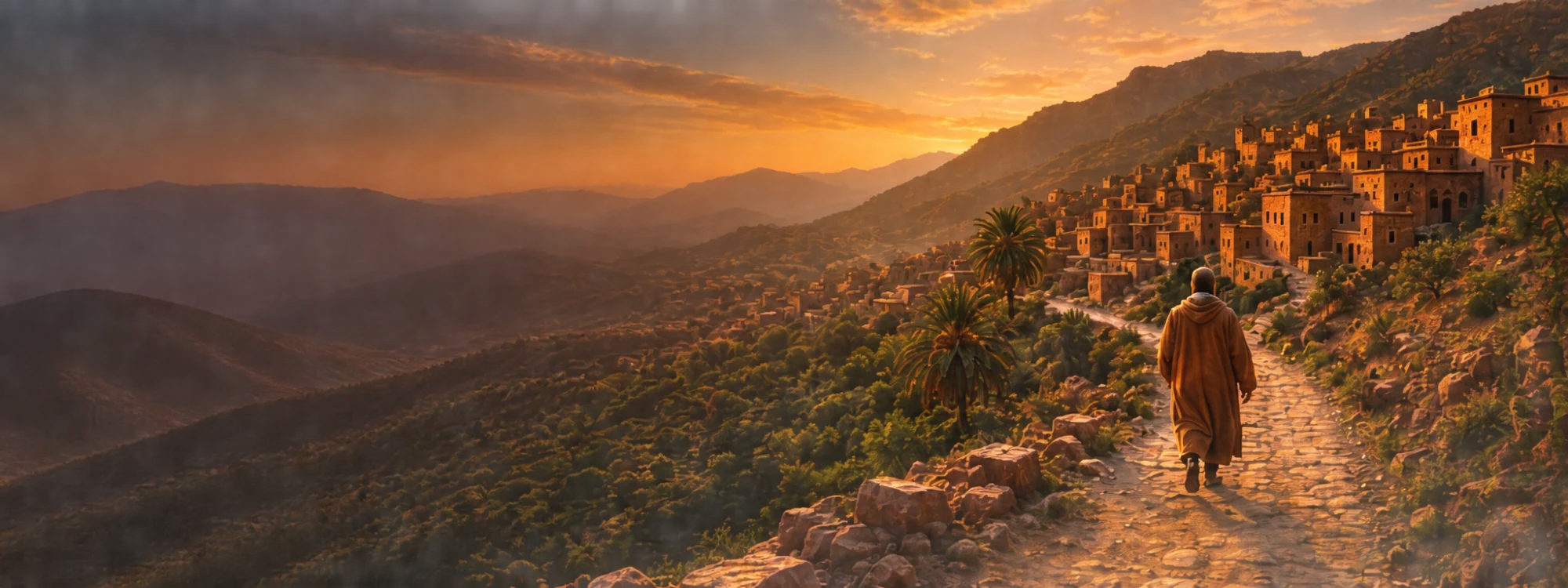 Karim Errachiki working in Morocco